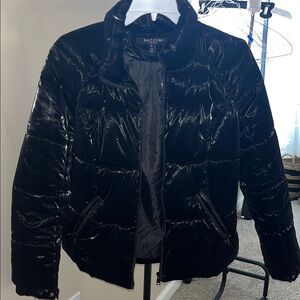 Baccini Women's Shiny Black Puffer Jacket